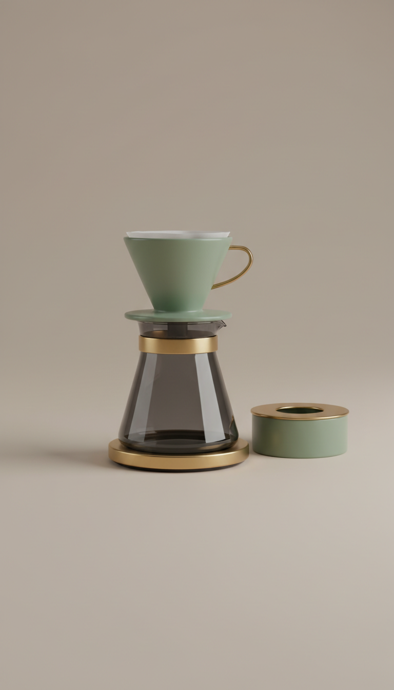 Vintage-Inspired Drip Coffee Kit